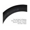 2Pcs 12 1/2 x 2 1/4 Inner Tube with CR202 Valve Stem Compatible with 12x2.125 12.5 x 2.25 Most Electric Bike/Bike/Scooter, 12" Heavy Duty Bike Tube with 47pc Reflective Stickers, 2 Tire Levers view 3