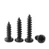 50/100 Self-Tapping Wood Screws M1 M1.2 M1.4 M1.7 M2 M2.3 M2.6 M3 M3.5 M4 Black Mini Cross Recessed Round Head Screws(10mm,M2.6 x 100Pieces) view 3