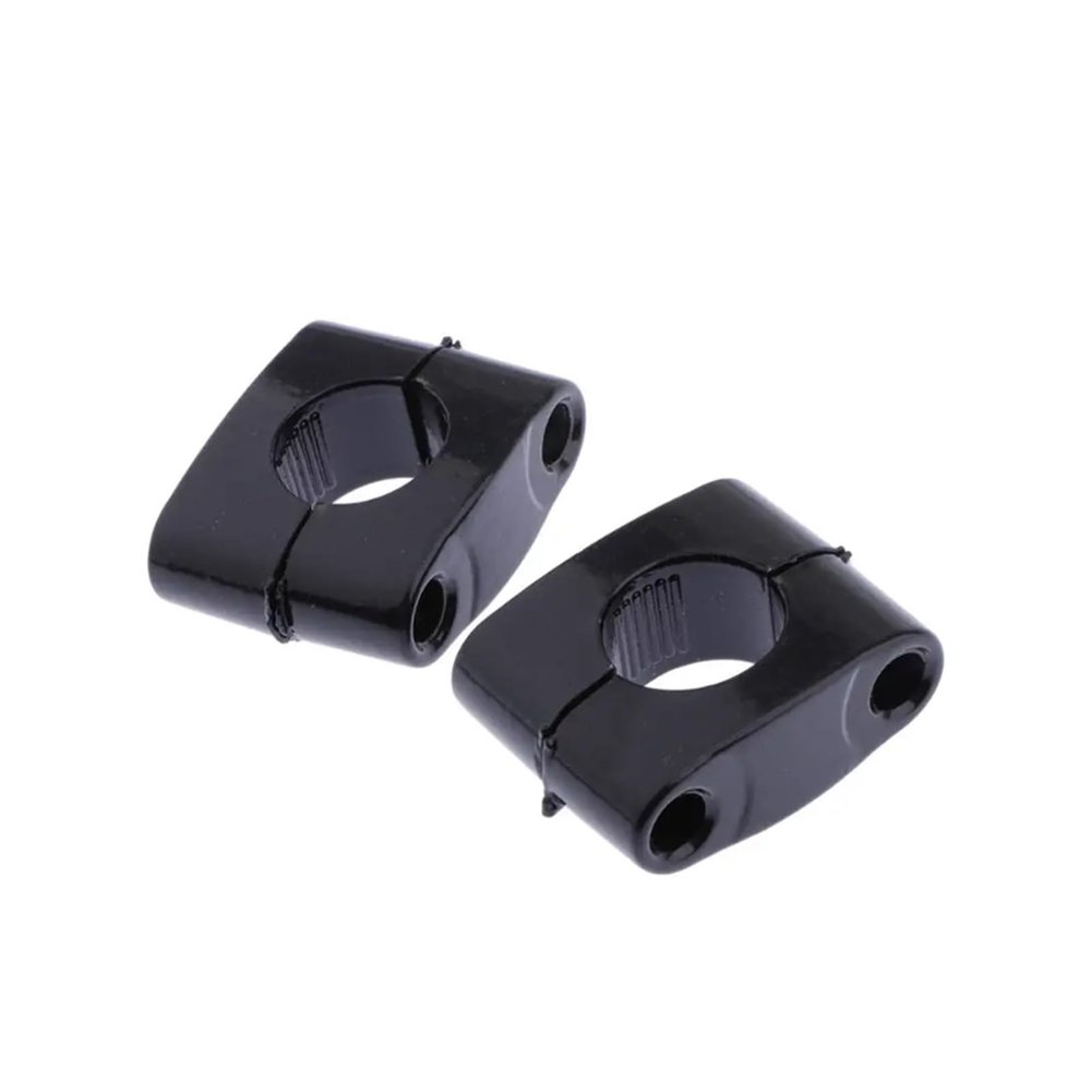 Handlebar Risers 1 2mm Black Motorcycle CNC HandleBar Riser Mount Clamp Adapter Risers