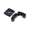 Handlebar Risers 1 2mm Black Motorcycle CNC HandleBar Riser Mount Clamp Adapter Risers view 3