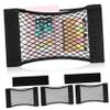 MAGICLULU 4pcs Adhesive Mesh Storage Net for Car Trunk Elastic Cargo Net Pouch Organizer for SUV and Truck Sturdy Rear Storage Solution for Camping and Travel view 1