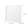 STOBAZA 4pcs Cd Boxes Disc Storage Cases Cd Dvd Holder Organizer Material Easy to Carry view 2