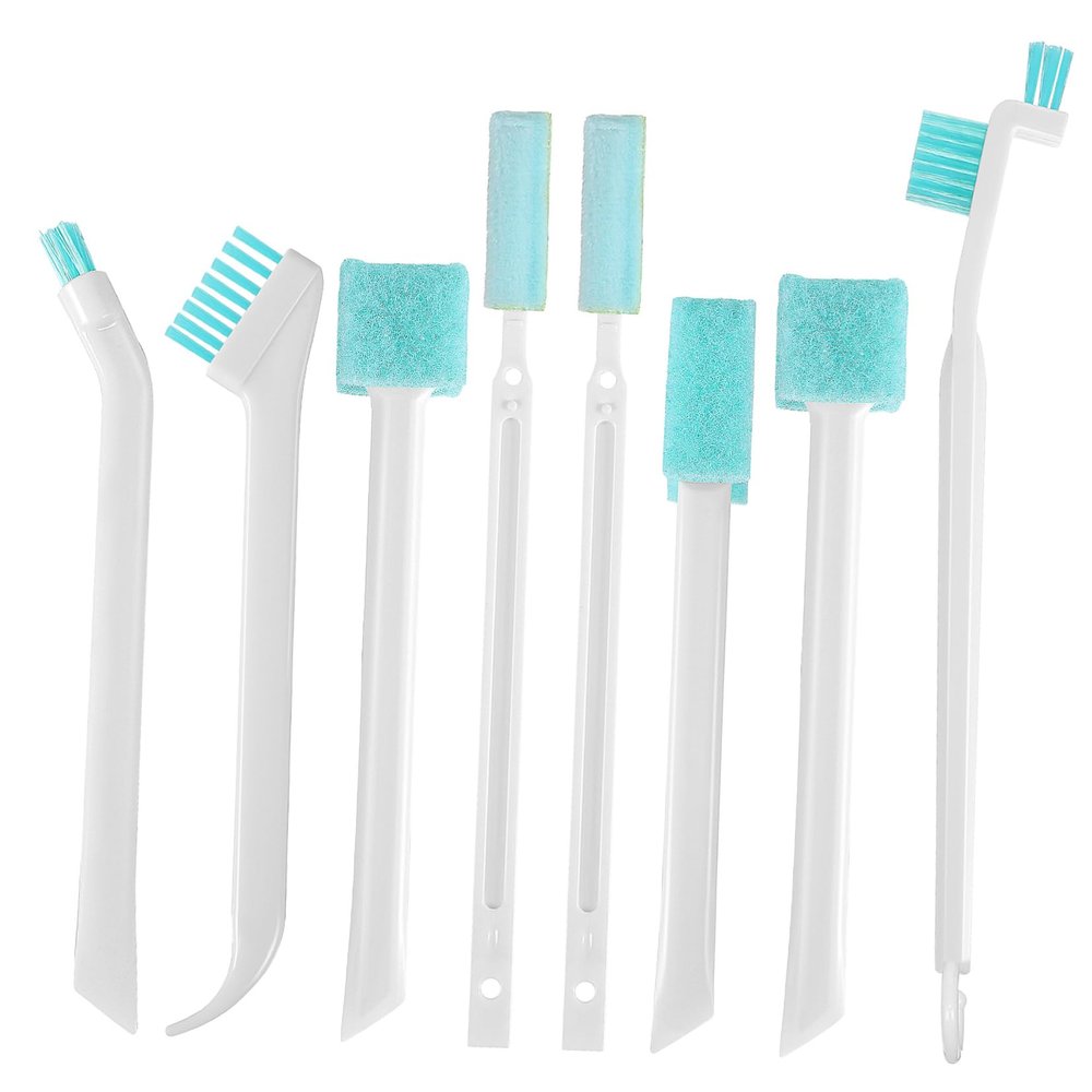 8 Piece Cleaning Brush Kit for Detail Tasks with PP and Microfiber