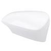 Shockproof Rearview Door Mirror Cover, White Exterior Side Wing Mirror Cap with Turn Signal Light for Vehicle (Right: 87915-02420) view 2