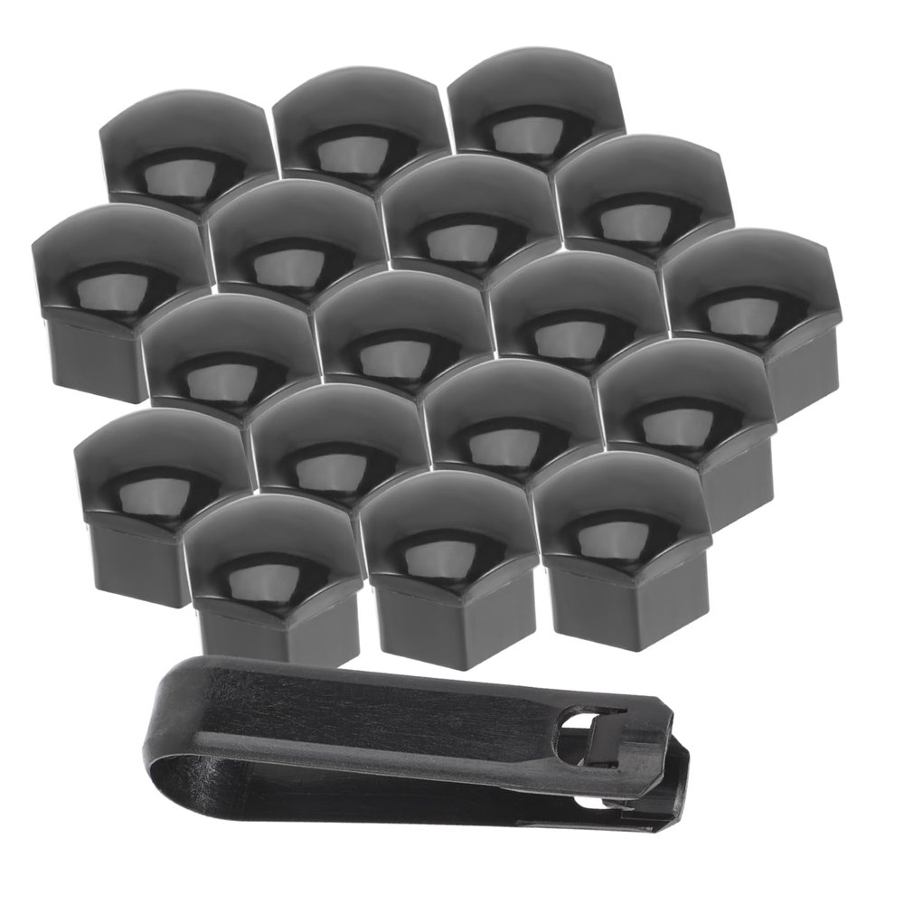 Parliky 20Pcs Lug Nut Covers Durable Dust Protection Caps for Auto Car Hub Screws Design Essential Screw Protectors for Daily Use and Maintenance