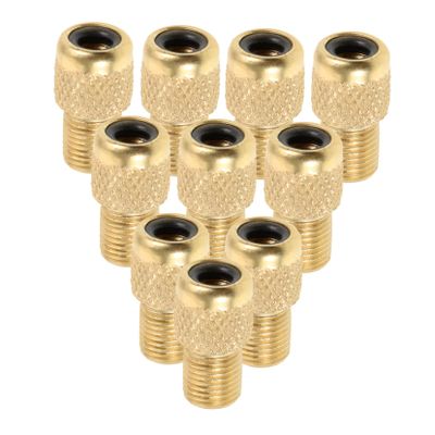 Kisangel 10pcs Bike Tire Pump Converter to Valve Adapters Car Tire Pump Adapter for Bicycles Motorcycles Automobiles