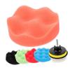 Luxshiny 1 Set Car Polishing Kit with Drill Buffer Attachment Sponge Pads for Waxing and Polishing Post for Easy Use Efficient for Car Detailing and Hard Coating Maintenance view 1