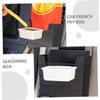 MUCKLILY Car Air Vent Storage Holder with Dipping Sauce and Fry Cup Durable Multifunctional Organizer for Snacks and Seasoning Keeps Your Car Clean and Tidy view 2