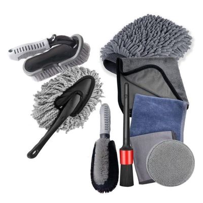 ZQLTQL Car Interior Cleaning Kit for Lexus GX 460 470 2003-2025, Automobile Detailing Kit Interior Cleaner, Car Detailing Brushes, Vehicle Wash Cleaning Kit,A-9PCS