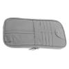 Alipis Sunglass Visor Organizer Visor Storage Glasses Clip Pu Material Card Holder Auto Accessories Interior Gadget Easy Access for Drivers Grey view 1