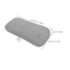 Alipis Sunglass Visor Organizer Visor Storage Glasses Clip Pu Material Card Holder Auto Accessories Interior Gadget Easy Access for Drivers Grey view 2