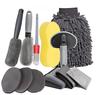ZQLTQL Car Interior Cleaning Kit for Fiat 500e 2013 2013 2014 2015 2016 2017 2018 2019, Automobile Detailing Kit Interior Cleaner, Car Detailing Brushes, Vehicle Wash Cleaning Kit,B-12PCS view 1