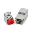 AICNRUT 1/5/10/20/Sets 8 Pin Molex Type Automotive Grey Connector Male Female To Plug Plastic Shell Wiring Socket 30968-1080 30700-1080 AICNRUT(8p female,1 set) view 3