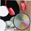 Plastic CD Storage Bucket for 10 Discs, Desktop Media Organizer view 3
