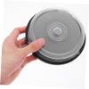 Plastic CD Storage Bucket for 10 Discs, Desktop Media Organizer view 4