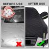 Hail Protector Car Cover Custom fit for Volkswagen Polo MK5 MK6 Hatchback 2009-2023,Half Car Cover with Cotton Lining,Double Cotton,Sun,Hail,Rain and Snow Protection,Outdoor All Weather view 3