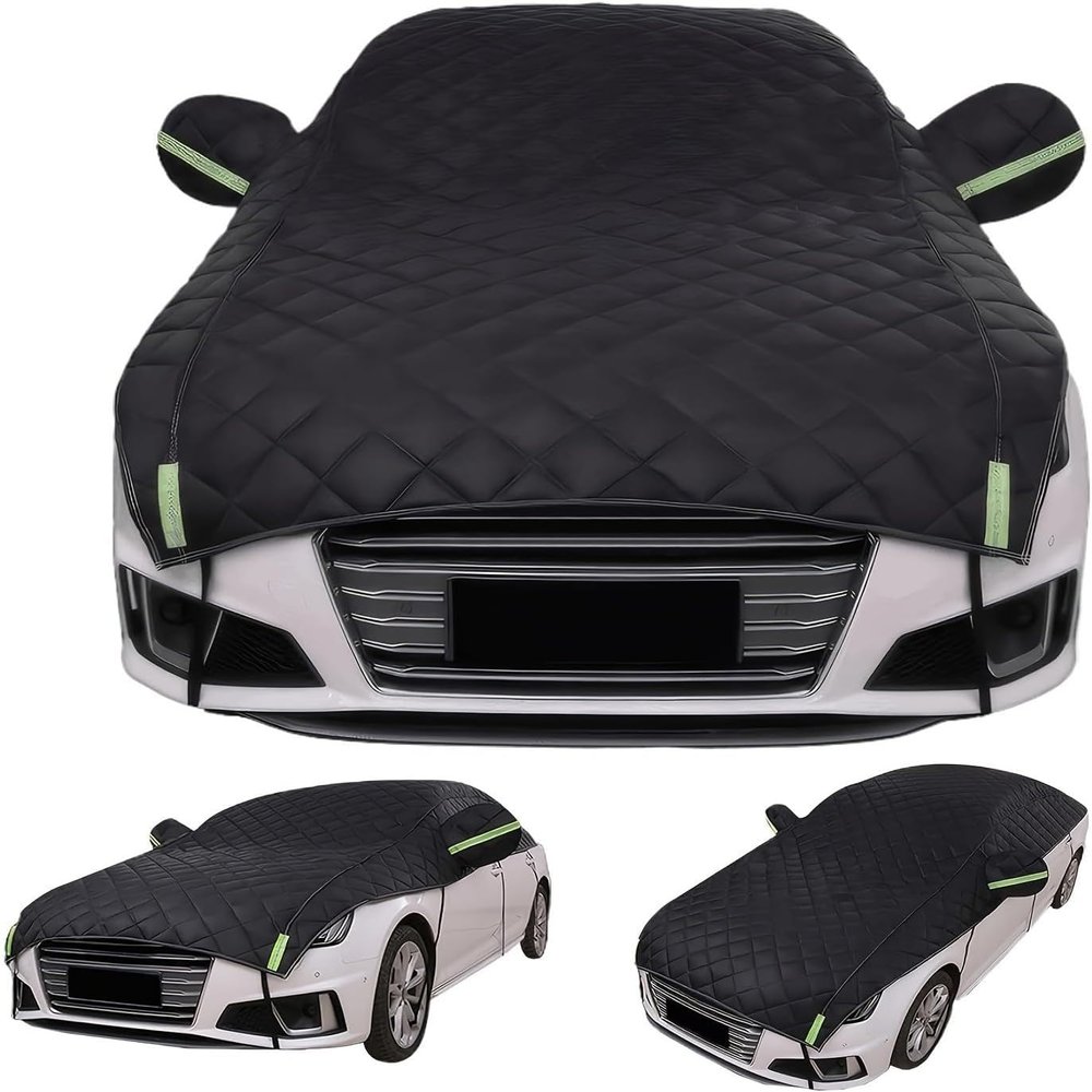 Hail Protector Car Cover Custom fit for Mercedes SLK-Class 350 300 200 230 250 280,Half Car Cover with Cotton Lining,Double Cotton,Sun,Hail,Rain and Snow Protection,Outdoor All Weather