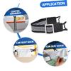 Parliky 2pcs Car Visor Tissue Holder Straps Elastic Fastening Belts for Easy Access to Napkin Box Fits Visors and Headrests for Car Organization view 2
