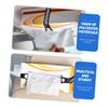 Parliky 2pcs Car Visor Tissue Holder Straps Elastic Fastening Belts for Easy Access to Napkin Box Fits Visors and Headrests for Car Organization view 3