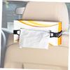 Parliky 2pcs Car Visor Tissue Holder Straps Elastic Fastening Belts for Easy Access to Napkin Box Fits Visors and Headrests for Car Organization view 4