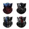 4PCS Motorcycle Face Mask Neck Gaiter with American Flag Pattern,Stylish Face Cover for Sun Protection & Avoiding Outdoor Dust,Comfortable Faces Covering Neck Gaiters for 4th of July Decorations view 1