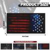 4PCS Motorcycle Face Mask Neck Gaiter with American Flag Pattern,Stylish Face Cover for Sun Protection & Avoiding Outdoor Dust,Comfortable Faces Covering Neck Gaiters for 4th of July Decorations view 2