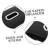 SWOOMEY Car Armrest Tissue Holder Multifunctional Napkin Organizer for Back Seat Compact and Car Tissue Box for Easy Access Black Accessory view 4