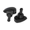 Edinstry 2PCS Universal Windshield Washer Nozzles, Double Hole Spray Injector Jets for Car Front Windshield Glass Cleaning, Black Plastic view 1