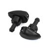 Edinstry 2PCS Universal Windshield Washer Nozzles, Double Hole Spray Injector Jets for Car Front Windshield Glass Cleaning, Black Plastic view 2