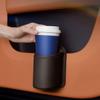 UHANBUT Leather Car Cup Holder, Hanging Automotive Back Seat Bottle Holders, Scratch-Resistant Vehicle Door Drink Holder, Clip-On Auto Organizer Accessories for Soda Cans, Coffee (Brown) view 1