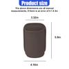 UHANBUT Leather Car Cup Holder, Hanging Automotive Back Seat Bottle Holders, Scratch-Resistant Vehicle Door Drink Holder, Clip-On Auto Organizer Accessories for Soda Cans, Coffee (Brown) view 2