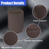 UHANBUT Leather Car Cup Holder, Hanging Automotive Back Seat Bottle Holders, Scratch-Resistant Vehicle Door Drink Holder, Clip-On Auto Organizer Accessories for Soda Cans, Coffee (Brown) view 3