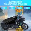 GARGOYLE BELLS Motorcycle Cover Seat Shade Cover Bike Covers Lightweight Half Covers Outdoor Sun Protection All Season Fits Various Motorcycle Models - Black, L view 3