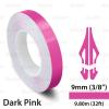 3/8" | 9mm Self-Adhesive Vinyl Pin Stripe Roll Decal Sticker Tape 32ft 9.80m - DARK PINK, Universally Compatible for Cars, Trucks, Vans, Motorcycles, Bikes, Helmets, Arts & Crafts view 2