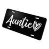 Graphics & More Auntie Heart Novelty Metal Vanity Tag License Plate view 1