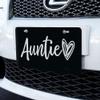 Graphics & More Auntie Heart Novelty Metal Vanity Tag License Plate view 2