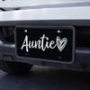 Graphics & More Auntie Heart Novelty Metal Vanity Tag License Plate view 3