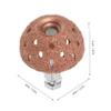 ULTECHNOVO 2pcs Car Tire Buffing Wheel Set with Linking Rod Metal Tire Repair Tool Suitable for Cars Motorcycles and Trucks view 2