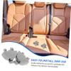 Zerodeko 2pcs Vehicle Sun Visor Clip Holder for B7 and Vehicle Sun Visor Retainer Hook Interior Accessories for Eyeglasses and Makeup Mirror view 3
