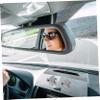Zerodeko 2pcs Vehicle Sun Visor Clip Holder for B7 and Vehicle Sun Visor Retainer Hook Interior Accessories for Eyeglasses and Makeup Mirror view 4