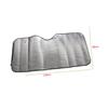 VOSAREA Shade Windshield Cover Single-Sided Visor Sun Block Magnetic Wind Strap Uv-Resistant Weather Car Visor view 2