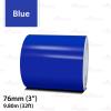 BLUE, 3.0" | 76mm, Self-Adhesive Vinyl Pin Stripe Line Decal Sticker Tape, Length 32ft | 9.80m, Suitable for Cars, Vans, Motorcycles, Bikes, Models, Tuning & Styling, and much more view 2