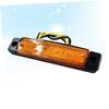 Zerodeko 6 LED Yellow Truck Side Signal Lights 12V LED Tail Lights for Trailers Turn Signal Compatible Trucks and RVs view 4