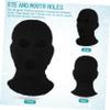 Ipetboom 2Pcs Knitted Balaclava Masks for Adults Warm Hood Masks with Eye and Mouth Fit for Skiing Cycling Cosplay and Outdoor Activities Comfortable and Stretchable Multi view 3