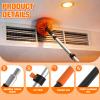 LAANPOLE 30FT Cobweb Duster with Extension Pole, Spider Web Brush for Cleaning Extendable, Professional Ceiling and Corner Dusters for Outdoor Indoor Use view 3