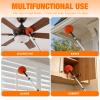 LAANPOLE 30FT Cobweb Duster with Extension Pole, Spider Web Brush for Cleaning Extendable, Professional Ceiling and Corner Dusters for Outdoor Indoor Use view 4