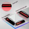BINQIGOO LED Rear Bumper Reflector Lights Trim for Toyota Land Cruiser LC100 1998-2007, for Lexus LX470| Red Sequential Turn Signal,DRL&Brake Light |Replacement for OEM 8191048050, 8192048050 (Smoked) view 2