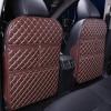 2 Pcs Car Seat Kick Mats Back Seat Protector for Mercedes Benz C-Class C180 C200 C220d C300 C300d C400 AMG C43/C63/C63S, Car Leather Kick Mats,Car Seat Back Protection Pad,Anti-Kick Scratch Resistant view 1