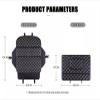 DJAISJNMC 2 Pcs Car Seat Kick Mats Back Seat Protector for Porsche Macan Electric/4 Electric/4S Electric/Turbo Electric, Car Leather Kick Mats,Car Seat Back Protection Pad,Anti-Kick Scratch Resistant view 2