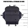 DJAISJNMC 2 Pcs Car Seat Kick Mats Back Seat Protector for Porsche Macan Electric/4 Electric/4S Electric/Turbo Electric, Car Leather Kick Mats,Car Seat Back Protection Pad,Anti-Kick Scratch Resistant view 3
